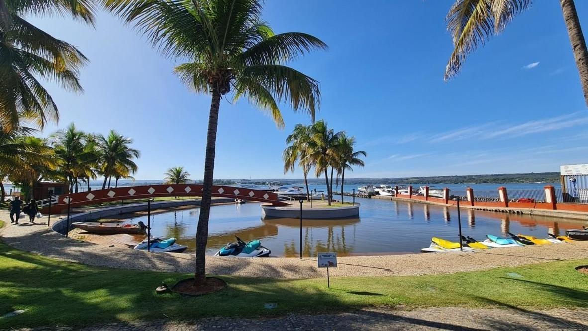 Luxuoso Flat Lake Side Com Vista Para O Lago Brasilia Exterior photo